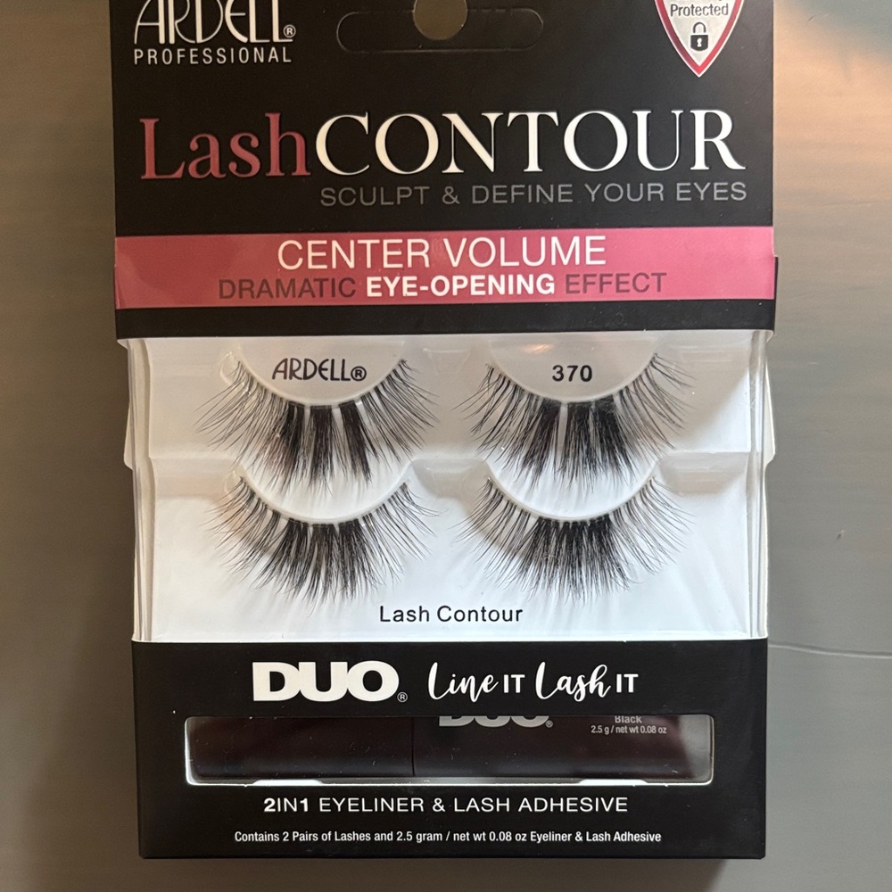 Bundle of 3 Ardell Lash Contour Duo with Black Lashes and Eyeliner
